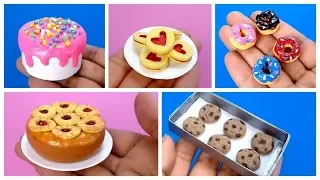 10 DIY Miniature Food Cakes, Donuts, Cookies and More