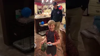 Boy gets surprised by his older brother who is on leave