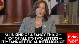 JUST IN: VP Kamala Harris Holds Roundtable On Artificial Intelligence