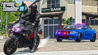 THE ULTIMATE BANK ROBBERY! (STOLE $3 MILLION) | Farming Simulator 22