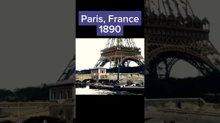 Witness Paris, France, 1890s!🤯 #shorts #history #oldfootage