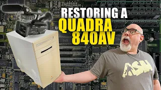 Restoring and video editing with a Macintosh Quadra 840AV