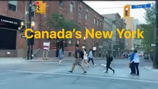 Canada’s biggest city Toronto Downtown  | Drive and Walking Tour #TorontoDowntown #Ontario #Canada