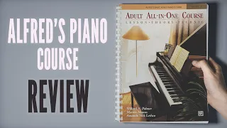 Alfred's adult all in one piano course level 1 review // Method book