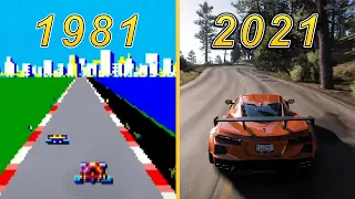 The Evolution of Car Driving Games 1981-2021