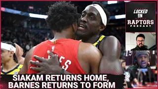 Pascal Siakam returns home, Scottie Barnes returns to form as Toronto Raptors fall to Pacers 127-125