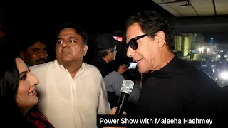Chairman PTI Imran Khan's Exclusive Interview with Maleeha Hashmi on Haqeeqi Azadi March Day 5