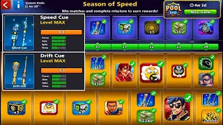 8 ball pool Season of Speed 💪 Unlock All Rewards Pool Pass