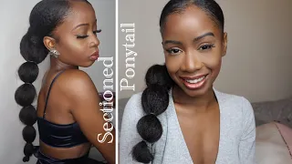 SECTIONED PONYTAIL | JAZZ UP YOUR PONYTAIL