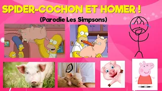 Spider-cochon et Homer THE SHOW 🐷