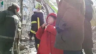 Бомбардировка Харькова во время эвакуации 15 03 2022