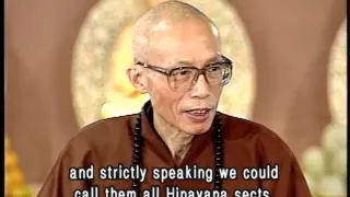 The difference between Mahayana and Hinayana Buddhism(GDD-0204, Master Sheng Yen)