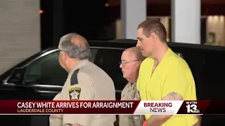 Casey White returns to Alabama for court arraignment following extradition