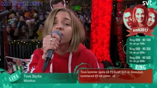 Tove Styrke - Mistakes | Live ✰ Musikhjälpen 2017 ✰