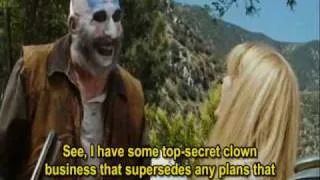 Captain Spaulding The Clown Stealing A Car [With Subtitles!]