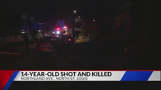 14-year-old boy shot and killed in north St. Louis City Saturday night