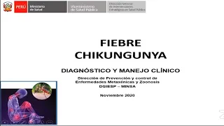 DIAGNÓSTICO Y TRATAMIENTO DE CHIKUNGUNYA