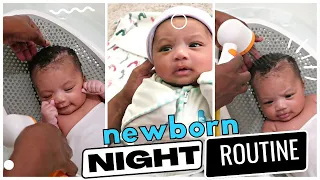 Real Newborn Night Time Routine | +Bath Tips | *6 weeks old*