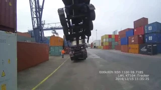 Неудачная погрузка контейнера