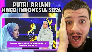 First Time Reacting to Putri Ariani - Special Guest for HAFIZ INDONESIA 2024 | REACTION