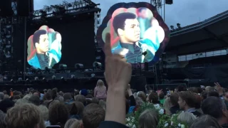 Coldplay Ullevi 25 June 2017 Muhammad Ali Speech (Everglow)