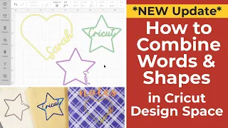 [2024 Update] How to Combine Words & Shapes in Cricut Design Space