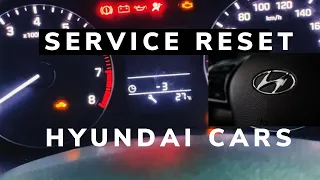 Hyundai Service Reset in 30seconds||CRETA||I20||VERNA||SANTAFE||1080p||