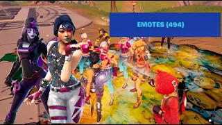 Emote Battles with Sparkle Specialist Skin And Dark Skully Exclusive Skin (45 min video)