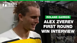 Alexander Zverev Talks About Emotional Win Over Rafael Nadal | 2024 Roland Garros First Round