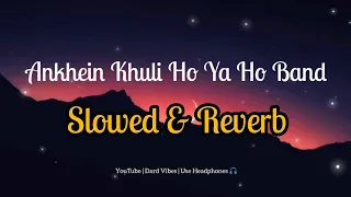 Ankhein Khuli Ho Ya Ho Band | Slowed & Reverb | Lyrical Version | Mohabbatein | Dard Vibes