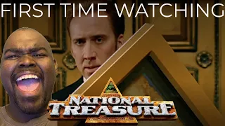 NATIONAL TREASURE is too much fun!!! | *First Time Watching* | Movie Reaction | Looney's Universe