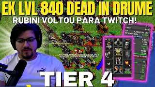 EK LVL 840 DEAD IN DRUME 😅, POLÊMICA! RUBINI PERDEU TUDO?? AND FORJANDO TIER 4! #UrsinhaClips