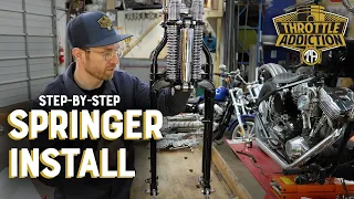How To: Install a Springer Front End - Harley Repair from Start to Finish
