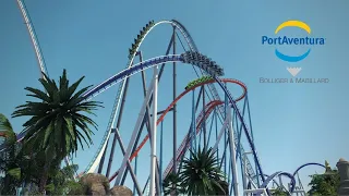 Naga | PortAventura Park | B&M Inverted Coaster | NoLimits2