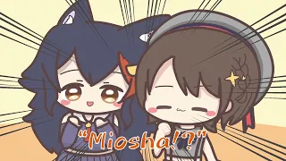 Where does the “sha” in Miosha come from?【Animated Hololive/Eng sub】【Mio/Subaru/Miko】