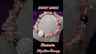 Cherry Quartz with Rose Quartz Bracelet #foryou  #handmade #bracelet