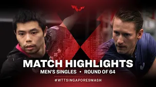 Chuang Chih-Yuan vs Ruwen Filus | MS | Singapore Smash 2022 (R64)