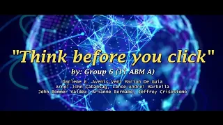 "Think before you click" - Infomercial Video