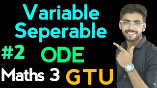 variable separable differential equations in hindi | variable separable method in hindi | ODE #2