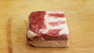 Do you use blisters to defrost meat? The meat seller taught me a trick, thawing in 5 minutes