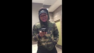 McDonald's worker freestyle rap!