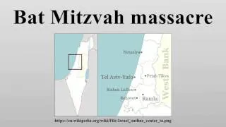 Bat Mitzvah massacre