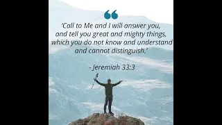 Jeremiah 33:3