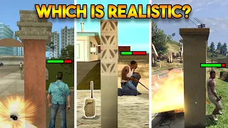 WHICH GTA IS REALISTIC? (GTA 5, GTA 4, GTA SAN, GTA VC, GTA 3)