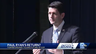 Former House Speaker Paul Ryan returning to national spotlight