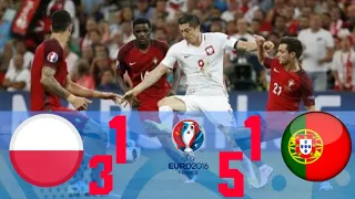 Poland vs Portugal (1-1) PSO (3-5) Euro 2016 highlights