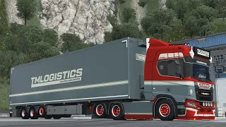 🔴 EST2 1.45 Promods - Andorra La Villa - Driving Scania R580 V8 (R 2016)