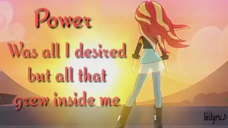 My Little Pony : Equestria Girls  -My Past is not Today | Sunset Shimmer { Music Video Lyric }