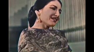 Maria Callas Casta Diva 31.12.1957 live in color!!!