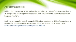 Discovering a great Commercial Bridge Mortgage | Commercial Bridge Loans